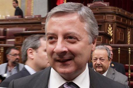 28/06/2011. Imágenes del Debate sobre el estado de la Nación. El ministro de Fomento, José Blanco, en el interior del Congreso de los Diputa...