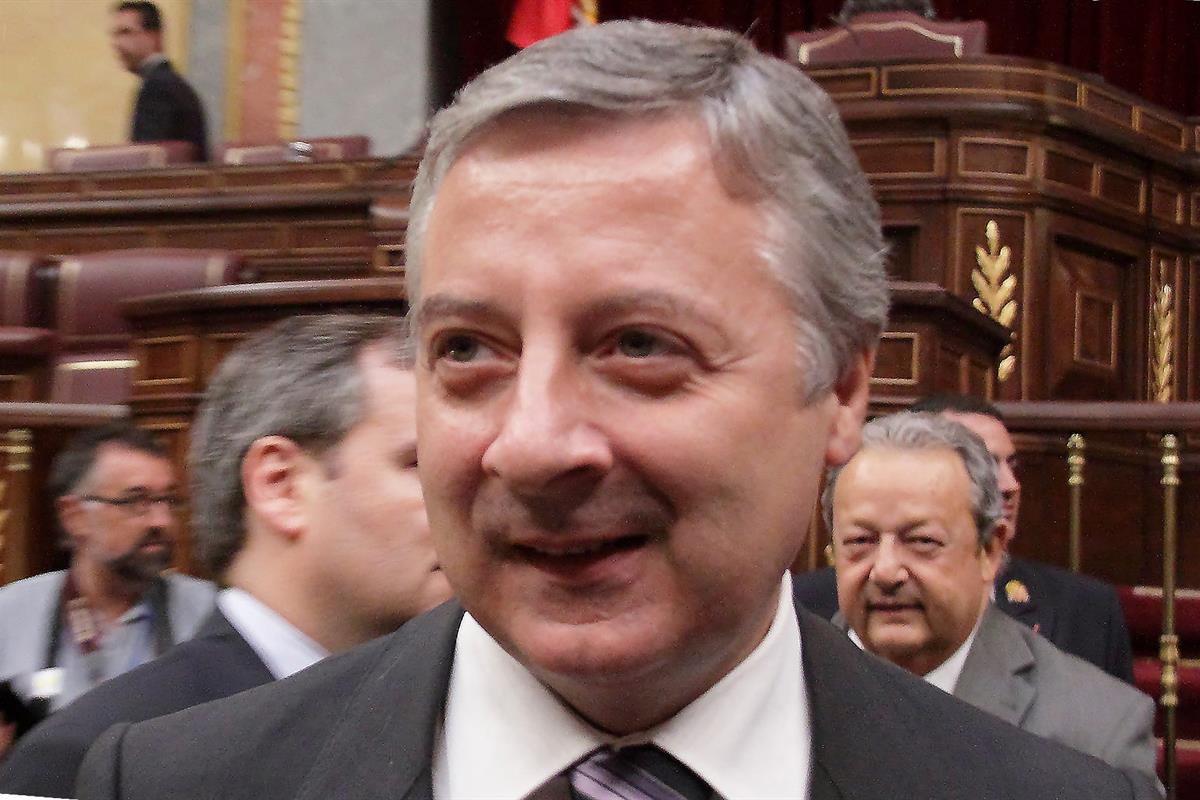 28/06/2011. Imágenes del Debate sobre el estado de la Nación. El ministro de Fomento, José Blanco, en el interior del Congreso de los Diputa...