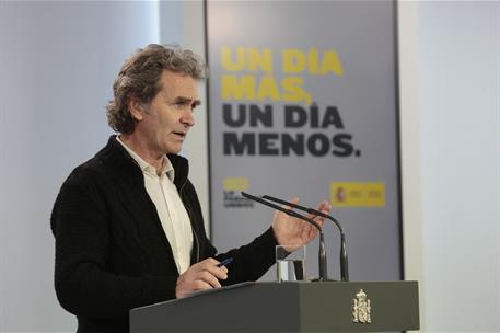 1/05/2020. Rueda de prensa telemática tras la reunión del Comité de Gestión de la Desescalada. Intervención de Fernando Simón, director del ...