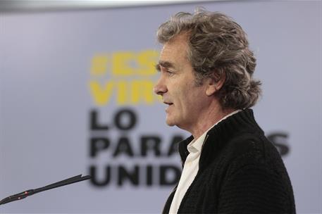 1/05/2020. Rueda de prensa telemática tras la reunión del Comité de Gestión de la Desescalada. Intervención de Fernando Simón, director del ...