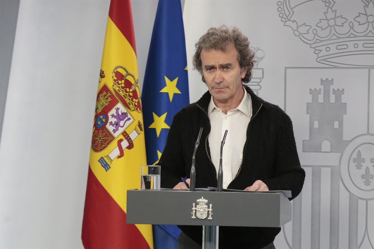 1/05/2020. Rueda de prensa telemática tras la reunión del Comité de Gestión de la Desescalada. Intervención de Fernando Simón, director del ...