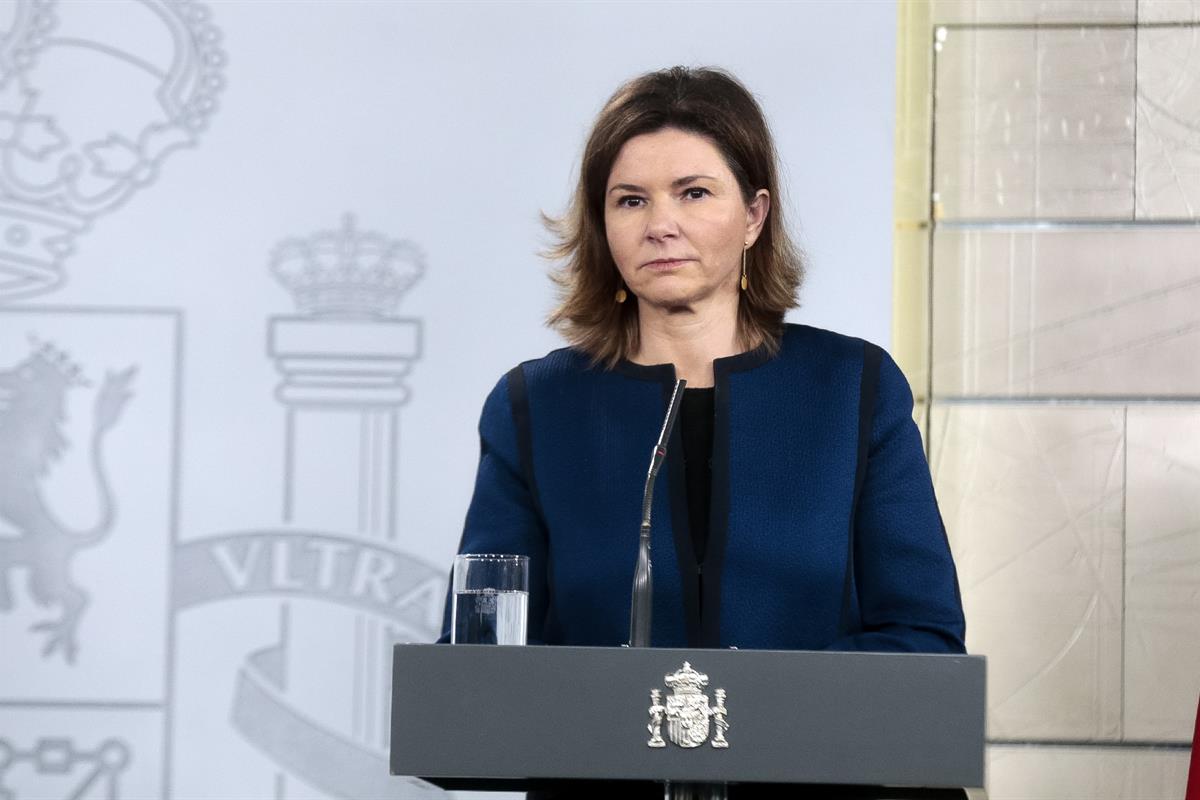 2/04/2020. Rueda de prensa telemática tras la reunión del Comité de Gestión Técnica del Coronavirus. Intervención de María José Rallo, secre...