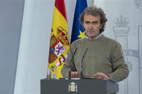 2/05/2020. Rueda de prensa telemática tras la reunión del Comité de Gestión de la Desescalada. Intervención de Fernando Simón, director del ...