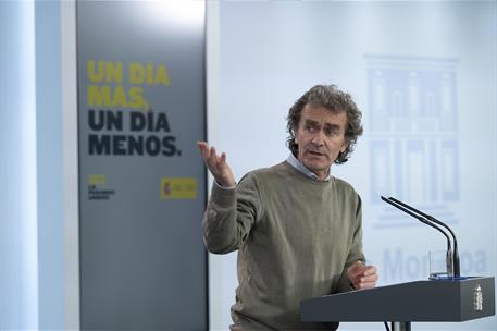 2/05/2020. Rueda de prensa telemática tras la reunión del Comité de Gestión de la Desescalada. Intervención de Fernando Simón, director del ...