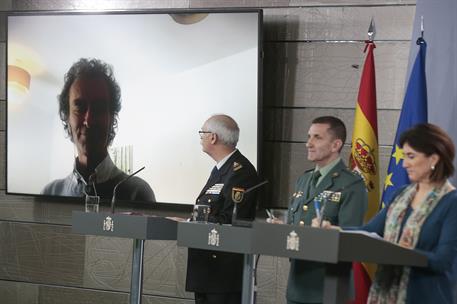 3/04/2020. Rueda de prensa telemática tras la reunión del Comité de Gestión Técnica del Coronavirus. Rueda de prensa de los representantes d...