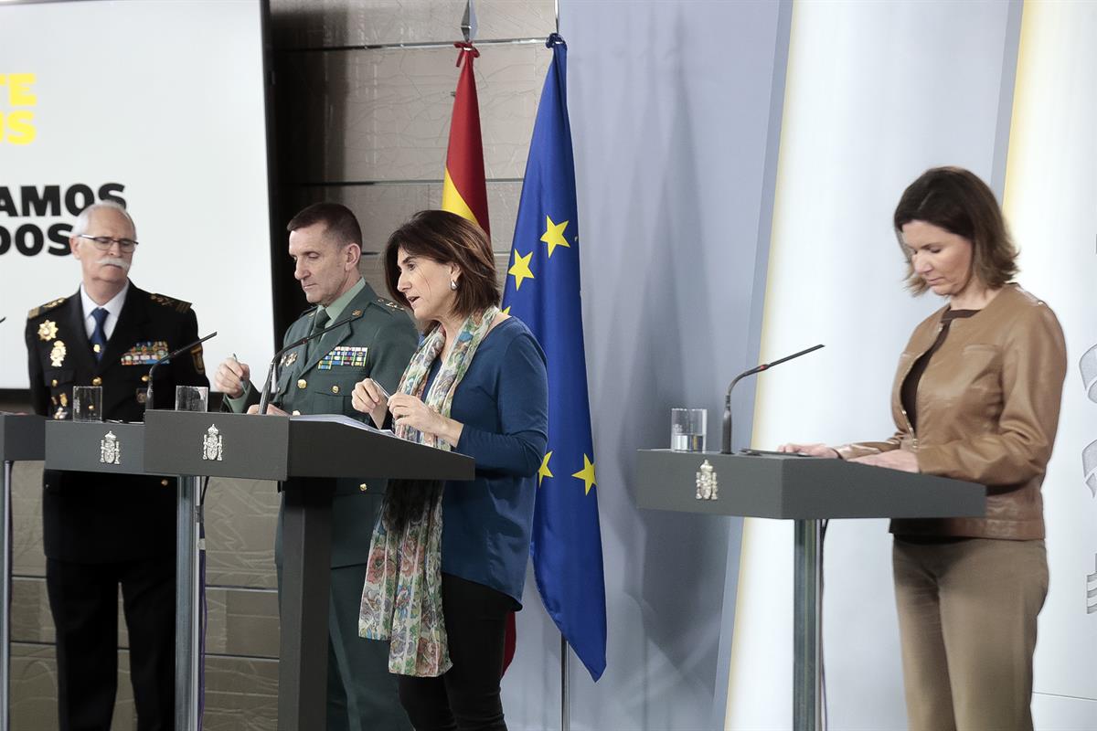 3/04/2020. Rueda de prensa telemática tras la reunión del Comité de Gestión Técnica del Coronavirus. Rueda de prensa de los representantes d...