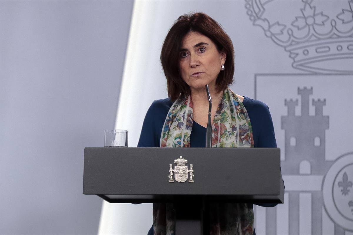 3/04/2020. Rueda de prensa telemática tras la reunión del Comité de Gestión Técnica del Coronavirus. Intervención de María José Sierra, jefa...