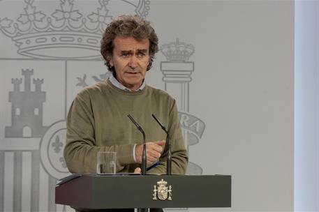 3/05/2020. Rueda de prensa telemática tras la reunión del Comité de Gestión de la Desescalada. Intervención de Fernando Simón, director del ...