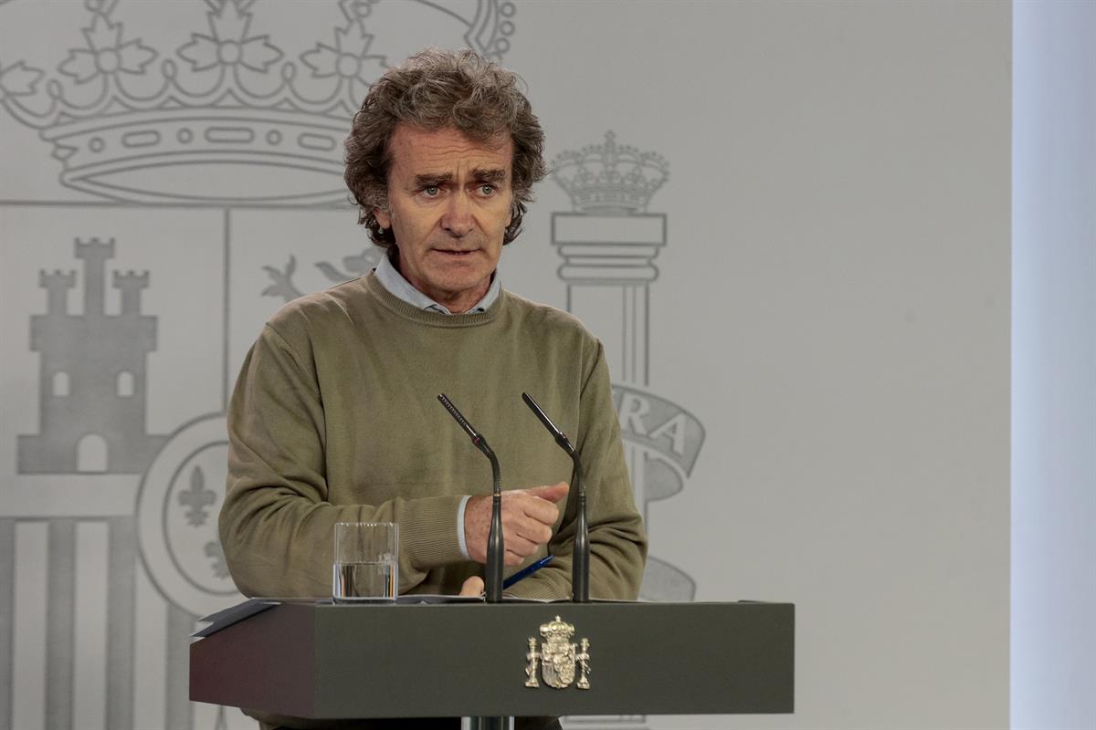 3/05/2020. Rueda de prensa telemática tras la reunión del Comité de Gestión de la Desescalada. Intervención de Fernando Simón, director del ...