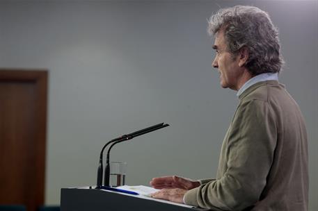 3/05/2020. Rueda de prensa telemática tras la reunión del Comité de Gestión de la Desescalada. Intervención de Fernando Simón, director del ...