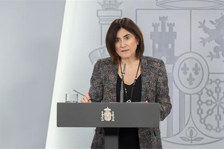 4/04/2020. Rueda de prensa telemática tras la reunión del Comité de Gestión Técnica del Coronavirus. Intervención de María José Sierra, jefa...