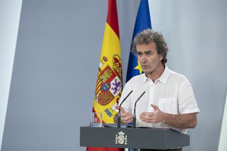 4/05/2020. Rueda de prensa telemática tras la reunión del Comité de Gestión de la Desescalada. Intervención de Fernando Simón, director del ...