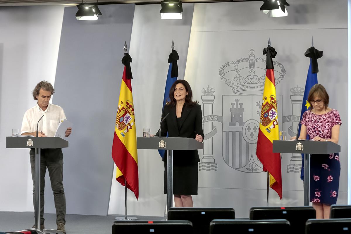 4/06/2020. Rueda de prensa telemática de presentación de las conclusiones de la segunda ronda del estudio ENE-Covid. Intervenciones de Ferna...