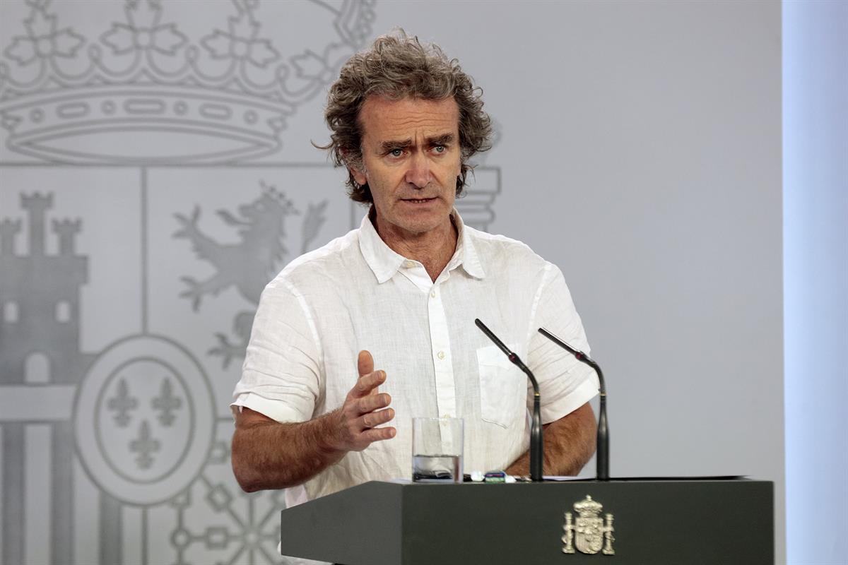 6/05/2020. Rueda de prensa telemática tras la reunión del Comité de Gestión de la Desescalada. Intervención de Fernando Simón, director del ...