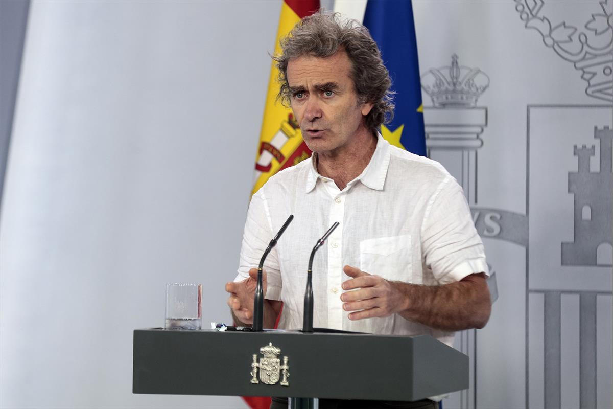 6/05/2020. Rueda de prensa telemática tras la reunión del Comité de Gestión de la Desescalada. Intervención de Fernando Simón, director del ...