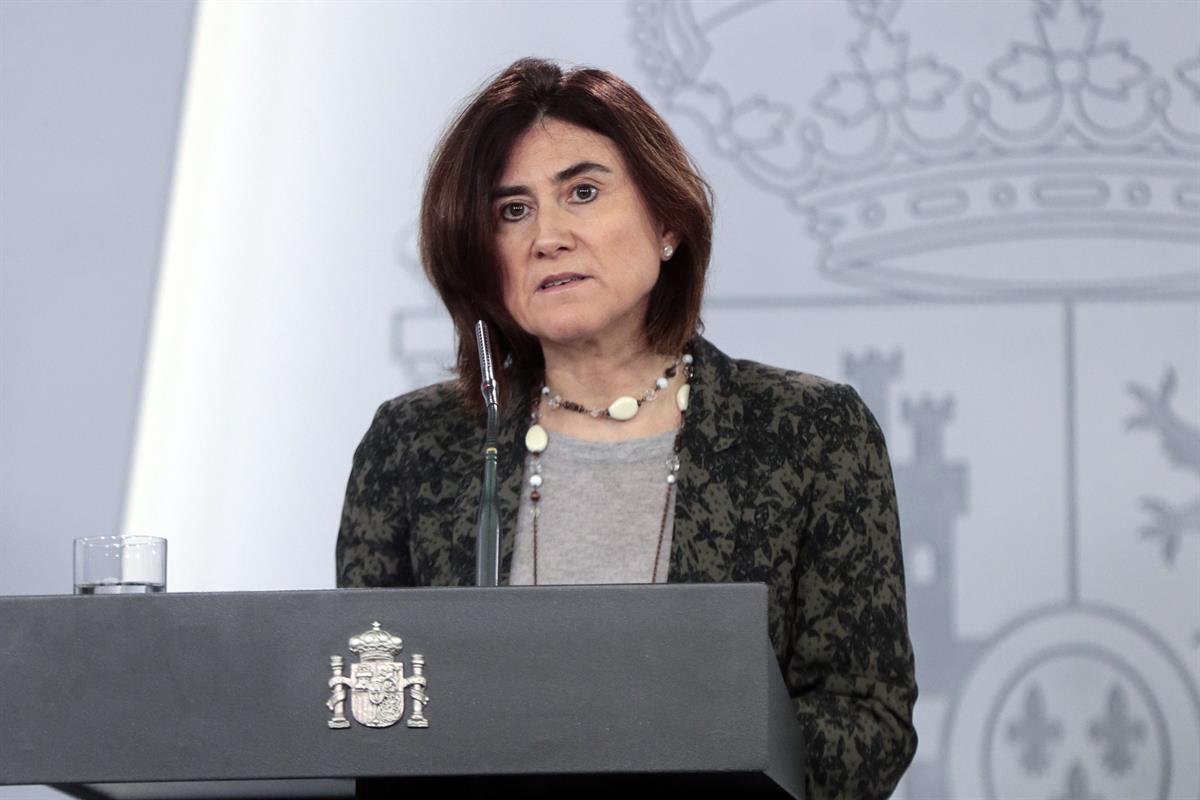 7/04/2020. Rueda de prensa telemática tras la reunión del Comité de Gestión Técnica del Coronavirus. Intervención de María José Sierra, jefa...