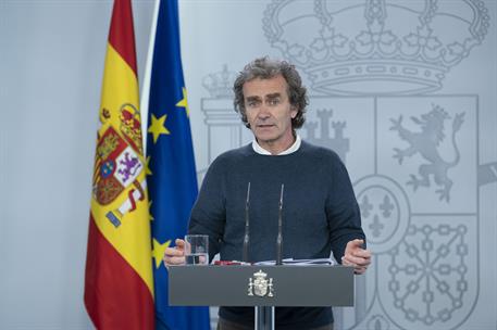 9/05/2020. Rueda de prensa telemática tras la reunión del Comité de Gestión de la Desescalada. Intervención de Fernando Simón, director del ...