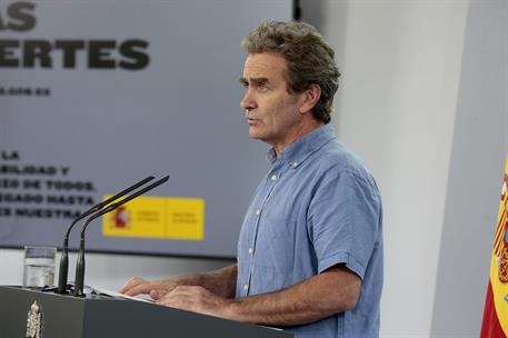 10/06/2020. Rueda de prensa telemática tras la reunión del Comité de Gestión de la Desescalada. Intervención de Fernando Simón, director del...