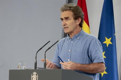 10/06/2020. Rueda de prensa telemática tras la reunión del Comité de Gestión de la Desescalada. Intervención de Fernando Simón, director del...