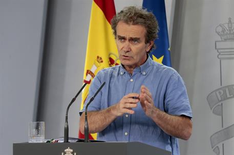 10/06/2020. Rueda de prensa telemática tras la reunión del Comité de Gestión de la Desescalada. Intervención de Fernando Simón, director del...