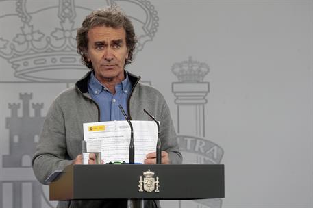 11/05/2020. Rueda de prensa telemática tras la reunión del Comité de Gestión de la Desescalada. Intervención de Fernando Simón, director del...