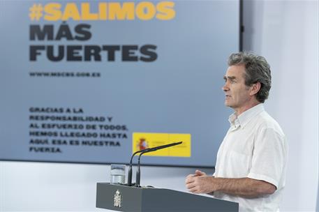 11/06/2020. Rueda de prensa telemática tras la reunión del Comité de Gestión de la Desescalada. Intervención de Fernando Simón, director del...