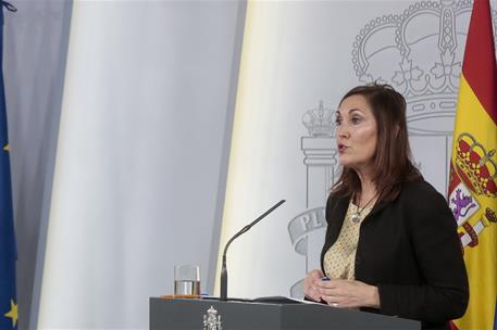 15/04/2020. Rueda de prensa telemática de la ministra de Educación y Formación Profesional y miembros de su departamento. La secretaria gene...