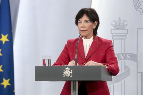 15/04/2020. Rueda de prensa telemática de la ministra de Educación y Formación Profesional y miembros de su departamento. La ministra de Edu...