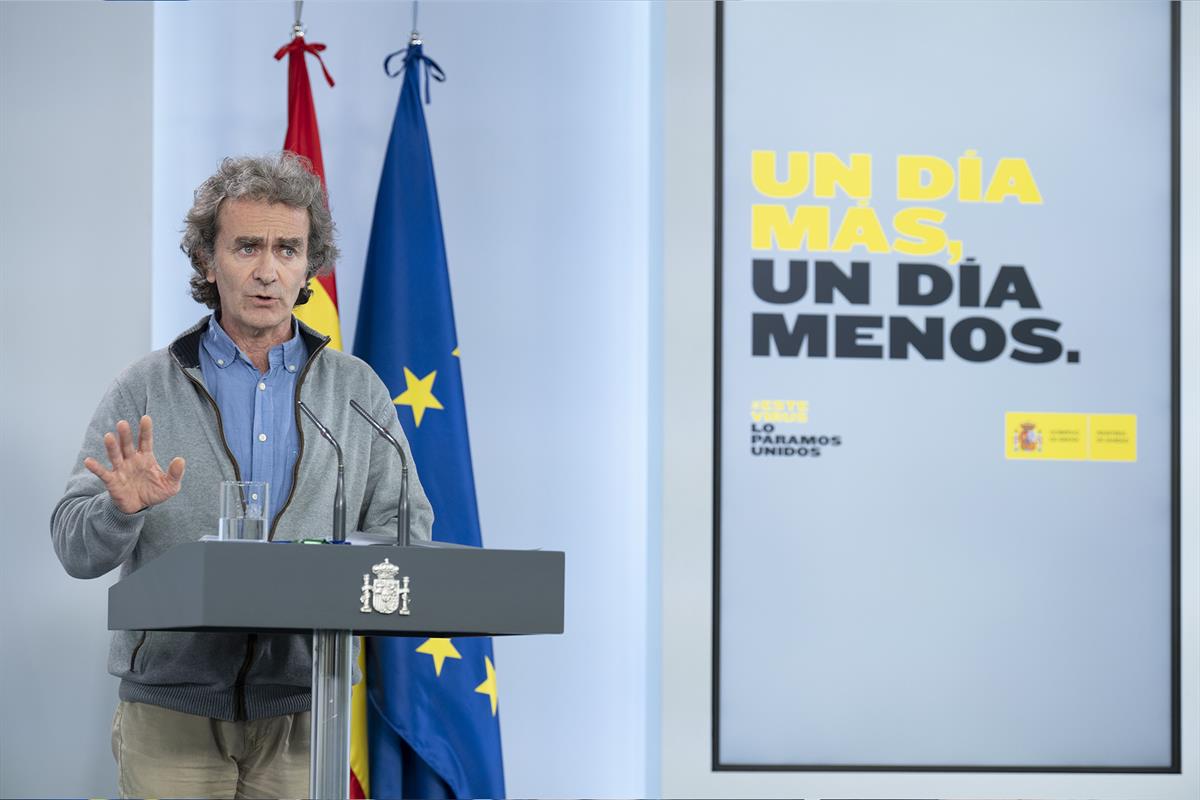 15/05/2020. Rueda de prensa del ministro de Sanidad y del director del Centro de Coordinación de Alertas y Emergencias Sanitarias. Intervenc...