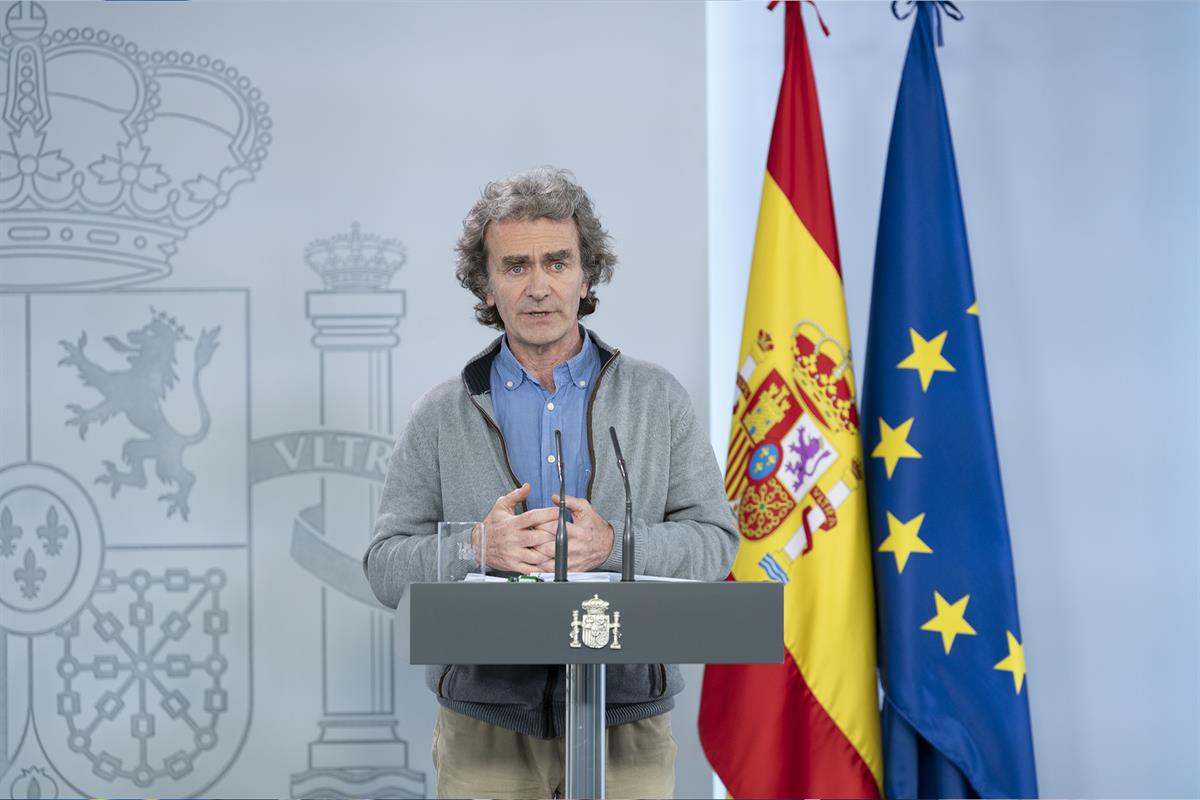 15/05/2020. Rueda de prensa del ministro de Sanidad y del director del Centro de Coordinación de Alertas y Emergencias Sanitarias. Intervenc...