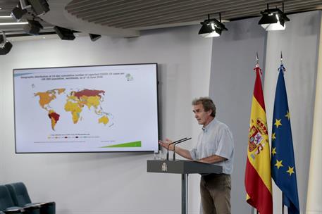 16/06/2020. Rueda de prensa telemática tras la reunión del Comité de Gestión de la Desescalada. Intervención de Fernando Simón, director del...