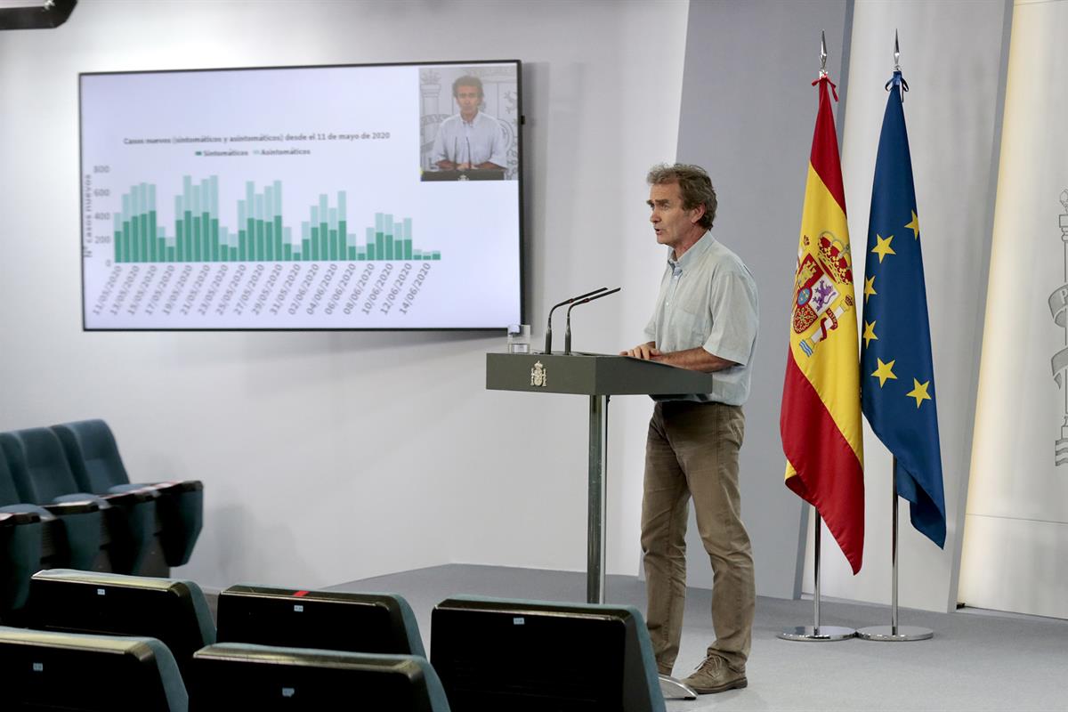 16/06/2020. Rueda de prensa telemática tras la reunión del Comité de Gestión de la Desescalada. Intervención de Fernando Simón, director del...