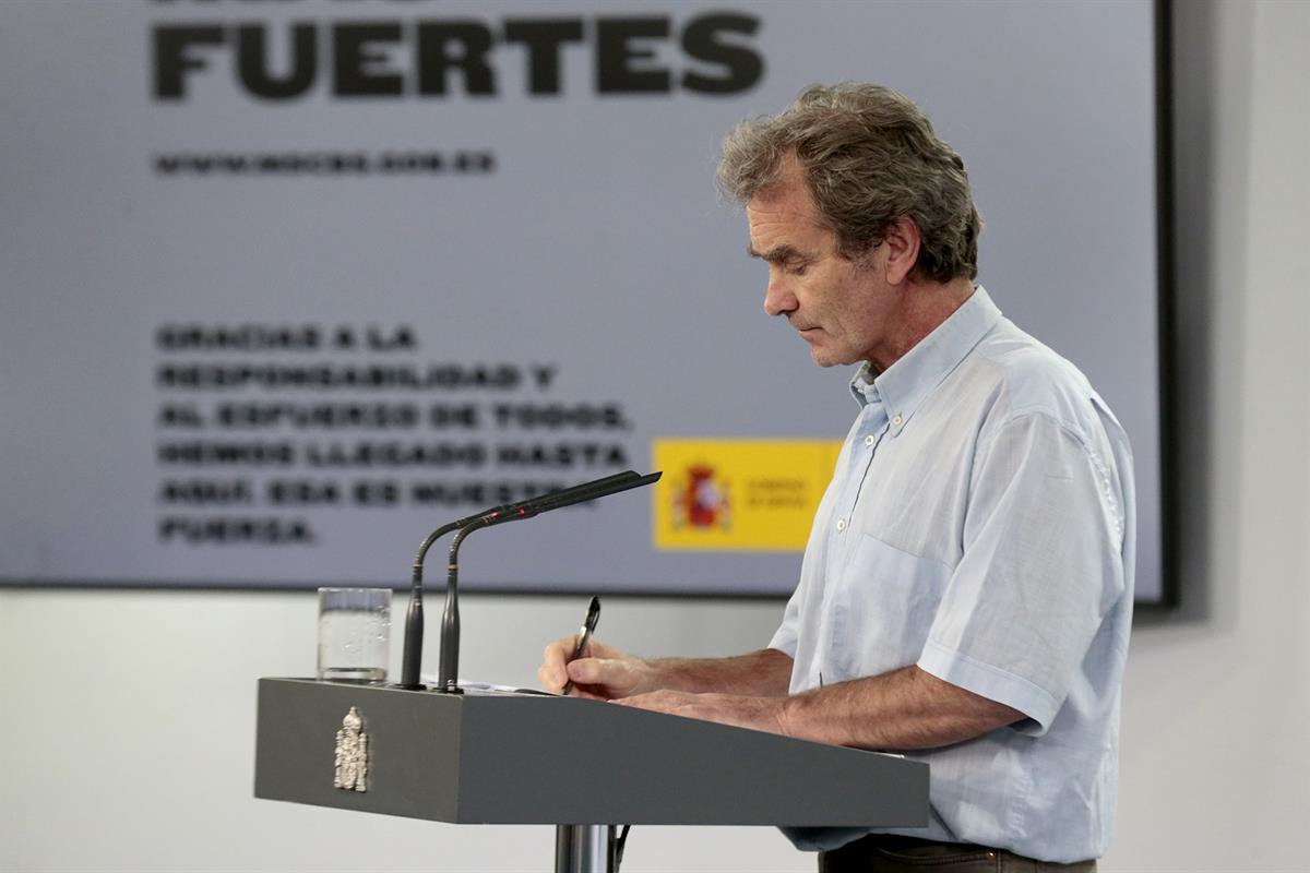 16/06/2020. Rueda de prensa telemática tras la reunión del Comité de Gestión de la Desescalada. Intervención de Fernando Simón, director del...