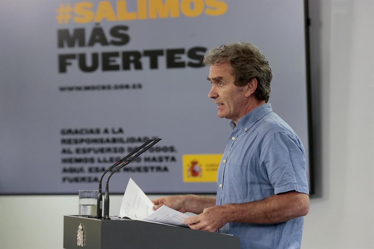 17/06/2020. Rueda de prensa telemática tras la reunión del Comité de Gestión de la Desescalada. Intervención de Fernando Simón, director del...