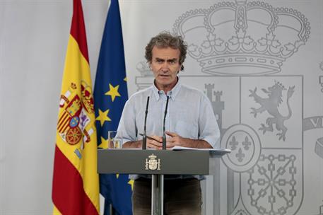 18/06/2020. Rueda de prensa telemática tras la reunión del Comité de Gestión de la Desescalada. Intervención de Fernando Simón, director del...