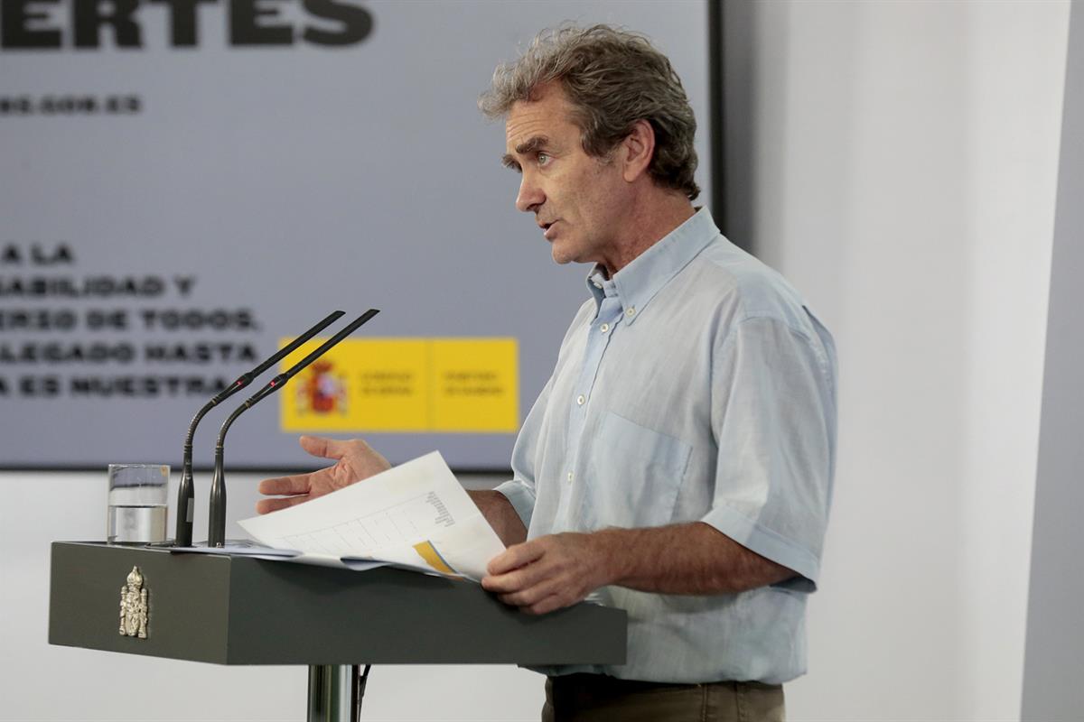 18/06/2020. Rueda de prensa telemática tras la reunión del Comité de Gestión de la Desescalada. Intervención de Fernando Simón, director del...