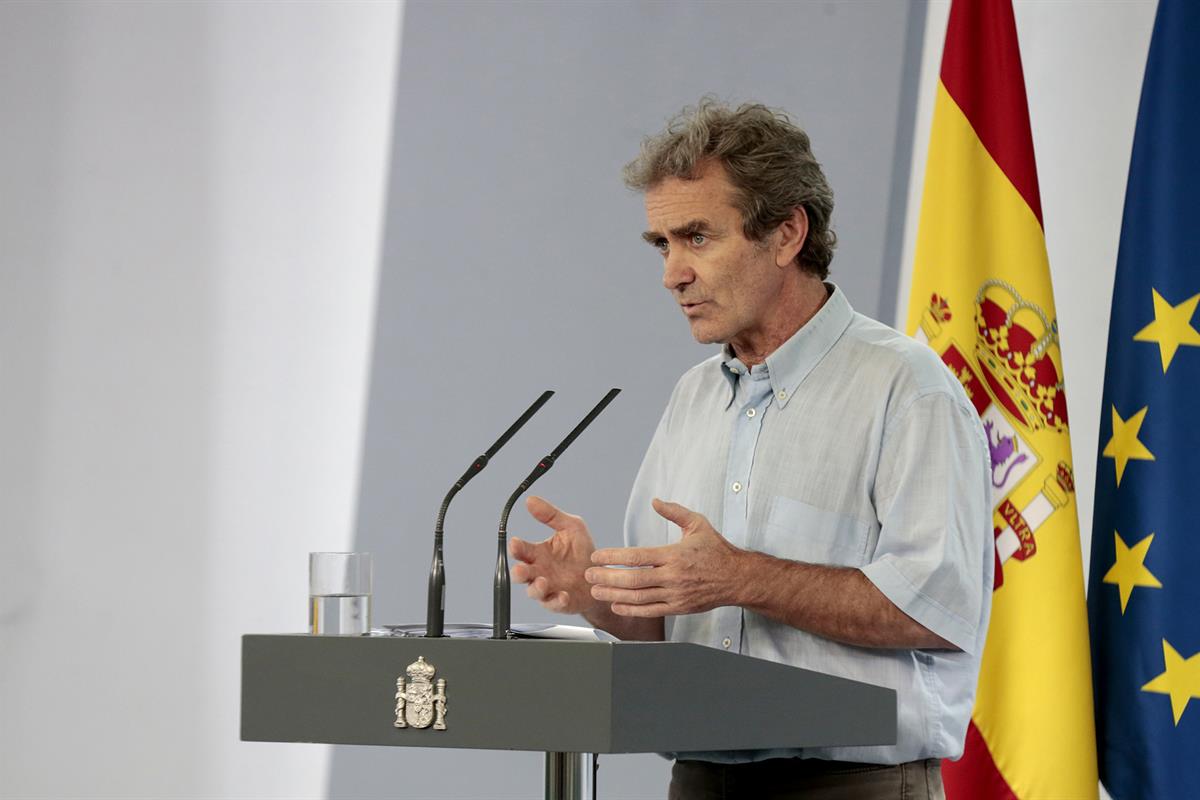 18/06/2020. Rueda de prensa telemática tras la reunión del Comité de Gestión de la Desescalada. Intervención de Fernando Simón, director del...