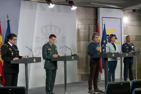 19/04/2020. Rueda de prensa telemática tras la reunión del Comité de Gestión Técnica del Coronavirus. Rueda de prensa de los representantes ...