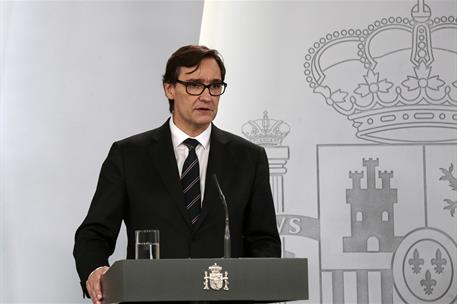 19/04/2020. Comparecencia de los ministros de Sanidad, de Defensa, del Interior y de Transportes, Movilidad y Agenda Urbana. Intervención de...
