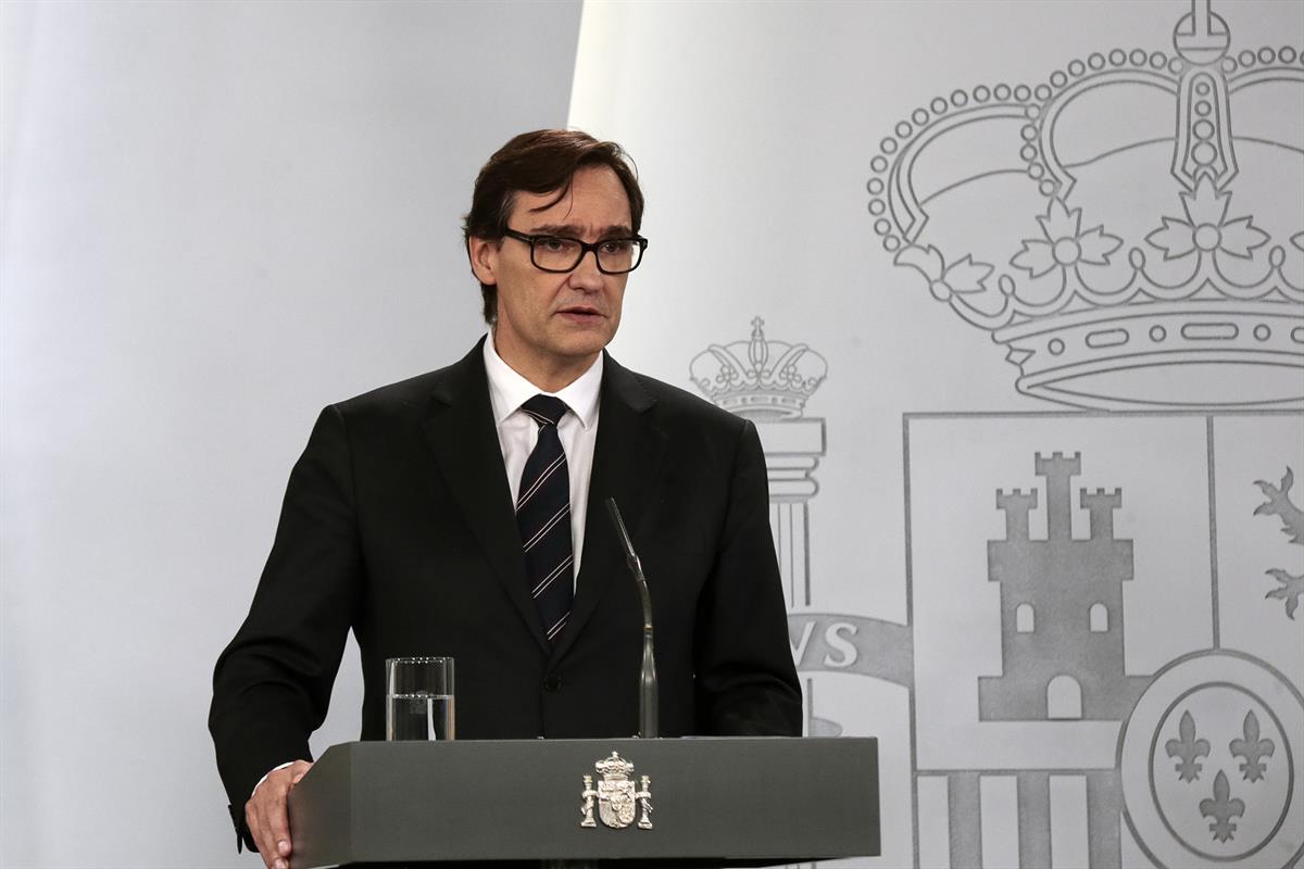 19/04/2020. Comparecencia de los ministros de Sanidad, de Defensa, del Interior y de Transportes, Movilidad y Agenda Urbana. Intervención de...