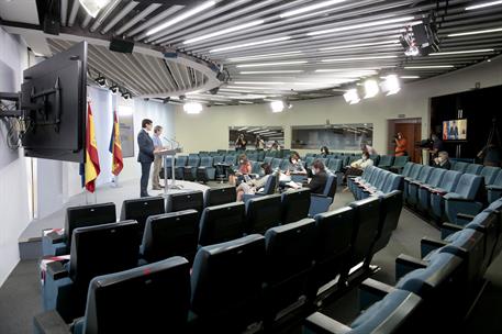 19/06/2020. Rueda de prensa de Salvador Illa y Fernando Simón. Rueda de prensa de Salvador Illa, ministro de Sanidad y de Fernando Simón, di...