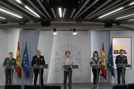 24/04/2020. Rueda de prensa telemática tras la reunión del Comité de Gestión Técnica del Coronavirus. Rueda de prensa de los representantes ...