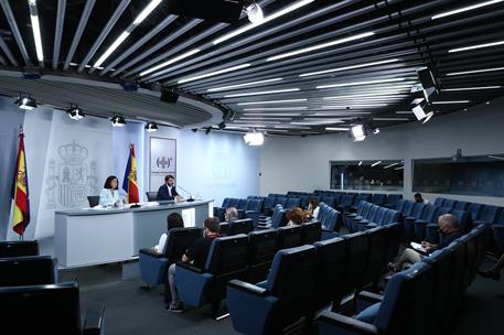 25/08/2021. Reunión del Consejo Interterritorial del Sistema Nacional de Salud y rueda de prensa posterior. La ministra de Sanidad, Carolina...