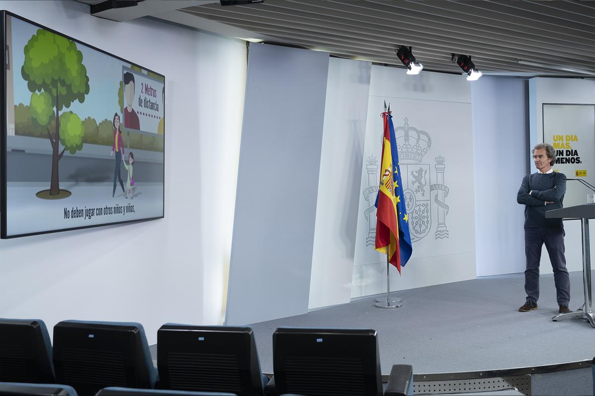 26/04/2020. Rueda de prensa telemática tras la reunión del Comité de Gestión Técnica del Coronavirus. El director del Centro de Coordinación...