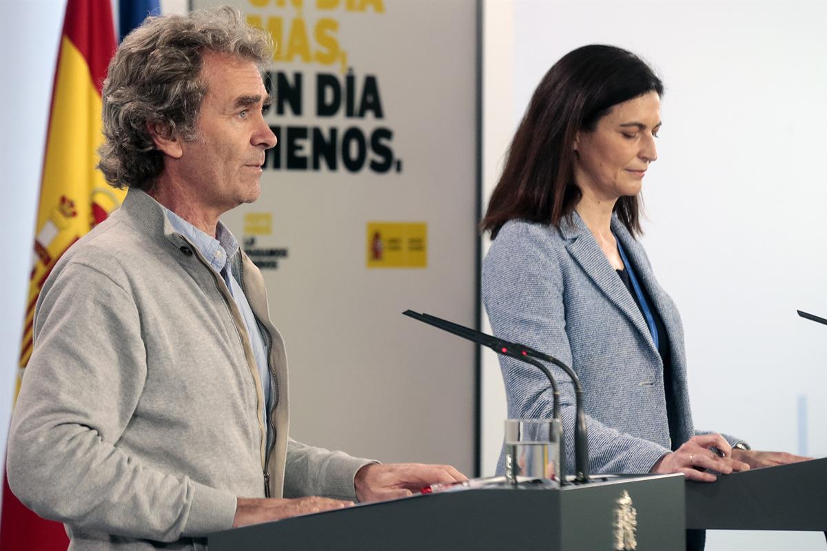 27/04/2020. Rueda de prensa telemática de Fernando Simón y Raquel Yotti. Intervenciones de Fernando Simón, director del Centro de Coordinaci...