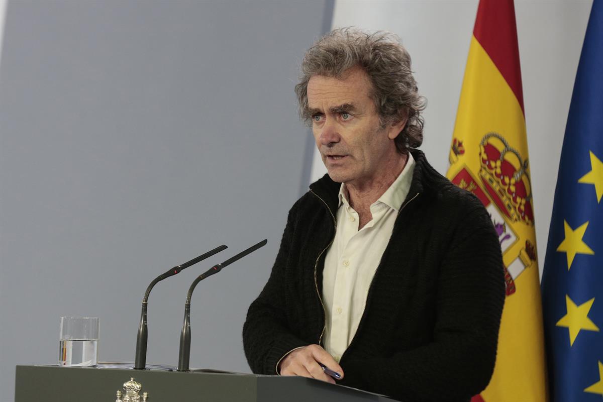 29/04/2020. Rueda de prensa telemática tras la reunión del Comité de Gestión de la Desescalada. Intervención de Fernando Simón, director del...