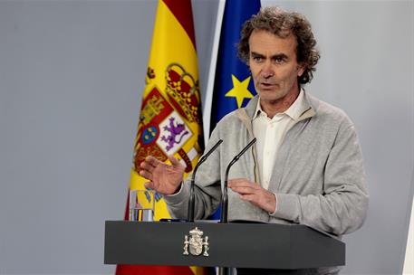 30/04/2020. Rueda de prensa telemática tras la reunión del Comité de Gestión de la Desescalada. Intervención de Fernando Simón, director del...