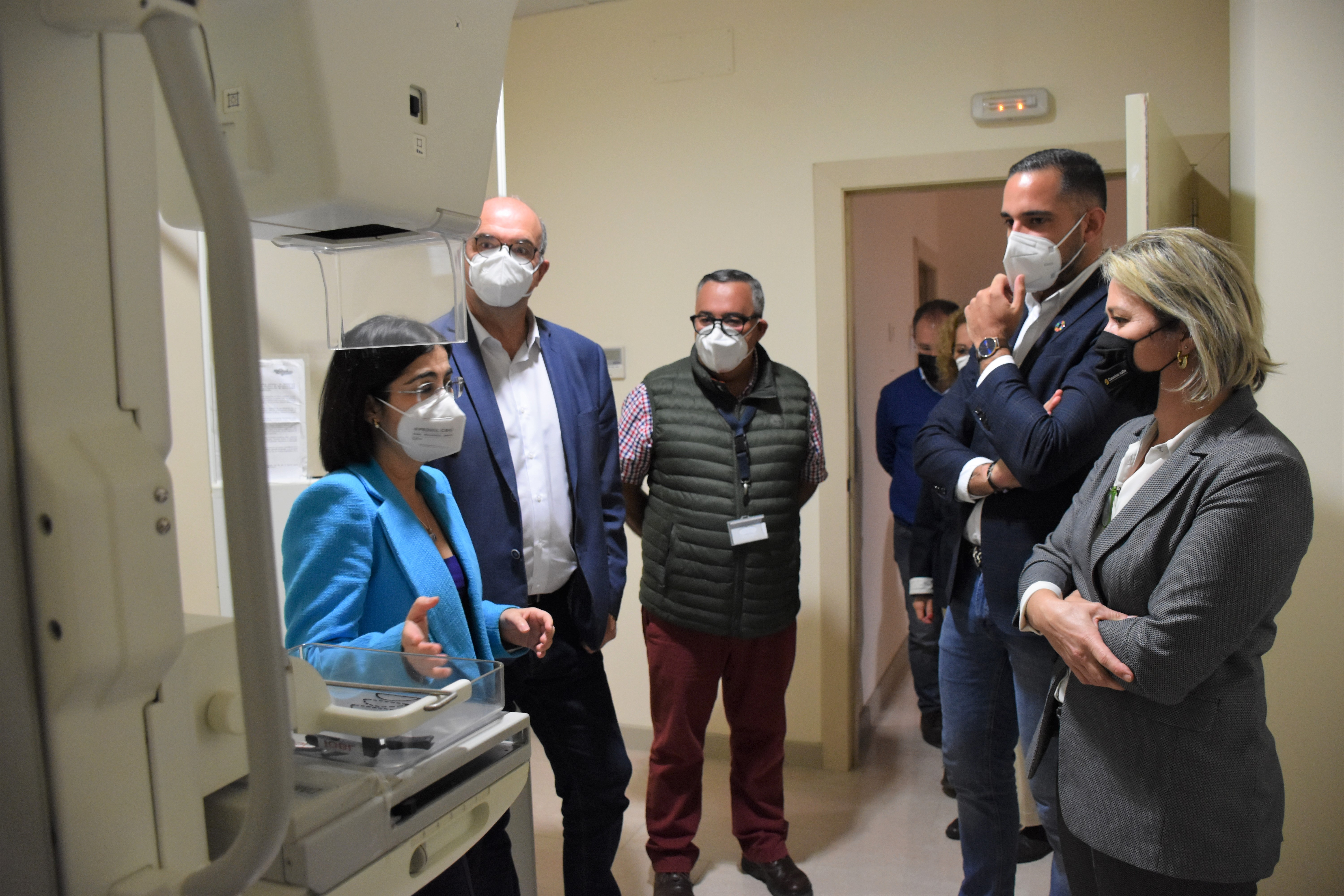 Visita de la ministra de Sanidad al Hospital Universitario de La Palma