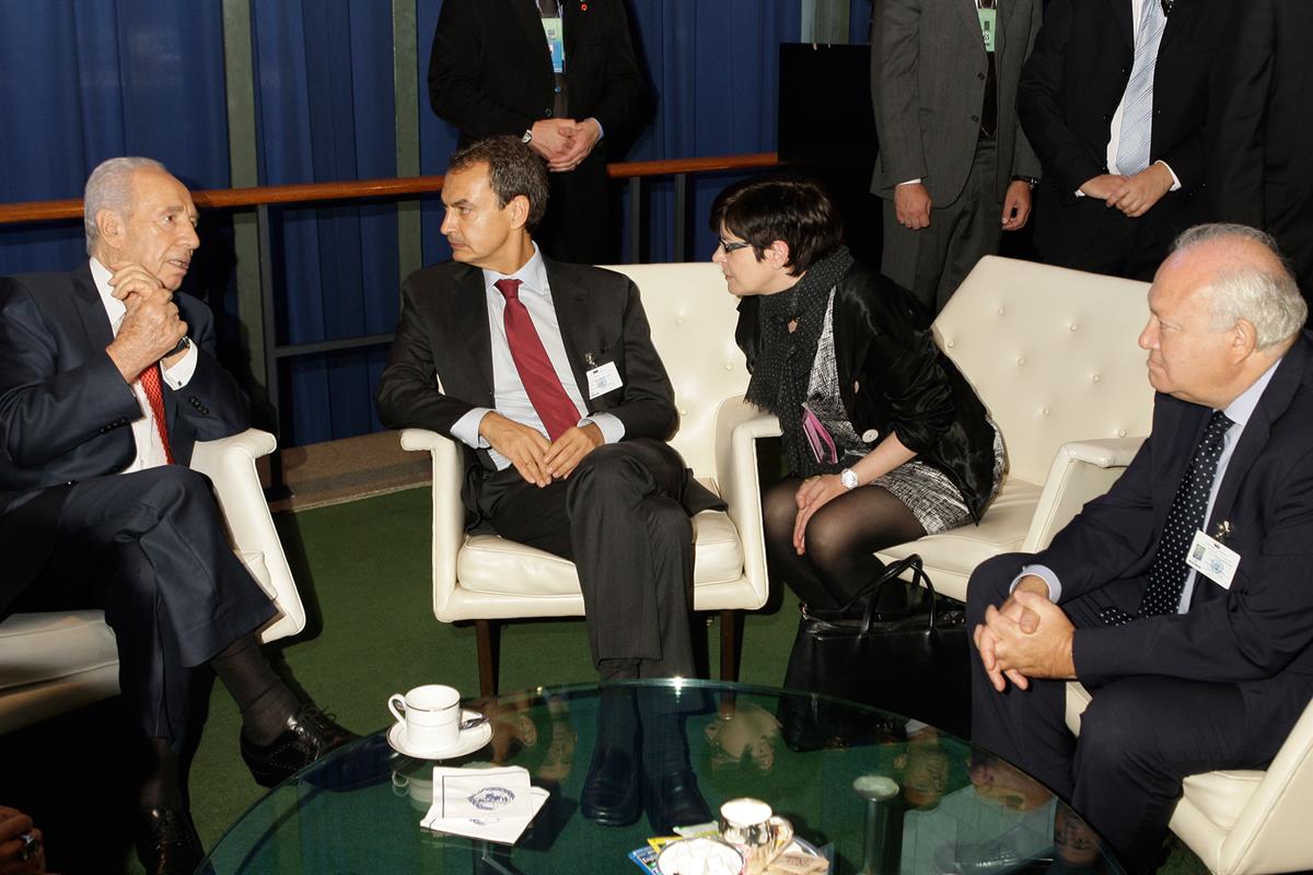 20/09/2010. Visita del presidente del Gobierno a la sede de las Naciones Unidas. El presidente del Gobierno, en la Asamblea de la ONU en la ...