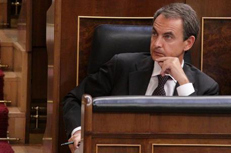 28/06/2011. Imágenes del presidente durante el Debate sobre el estado de la Nación. El presidente del Gobierno, José Luis Rodríguez Zapatero...